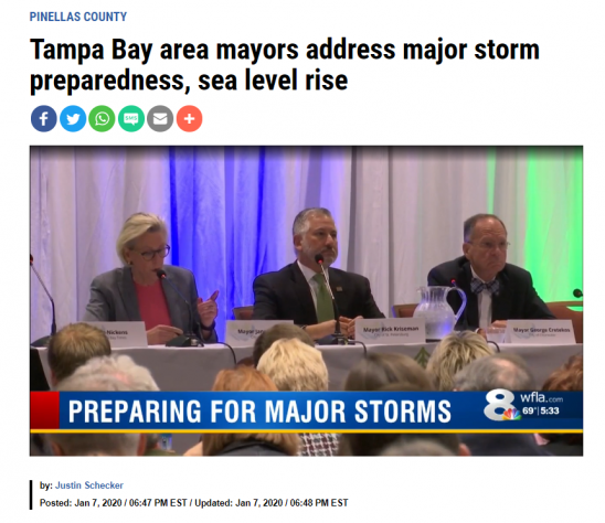 Tampa Bay area mayors address major storm preparedness, sea level rise